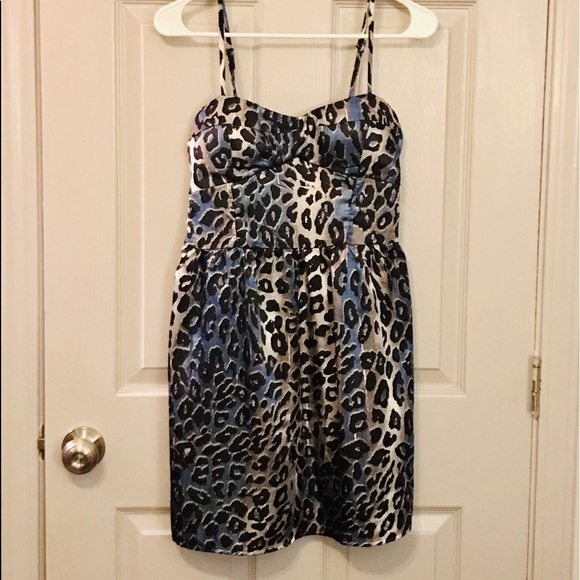 As U Wish Cheetah Print Party Dress - Picture 1 of 3